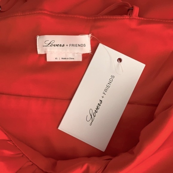 REVOLVE Lovers + Friends Red Let’s Dance Jumpsuit - Picture 4 of 4